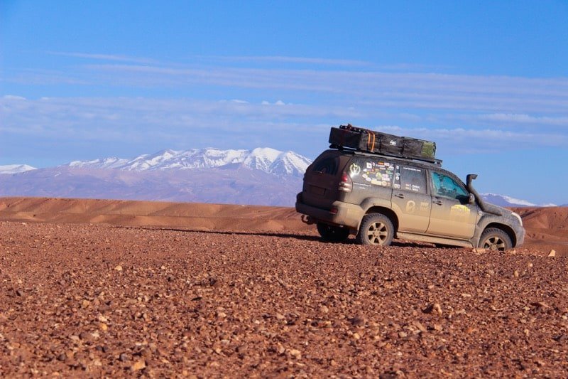Overlanding in the Atlas Mountains with a Toyota LandCruise 120 - Lexus GX470