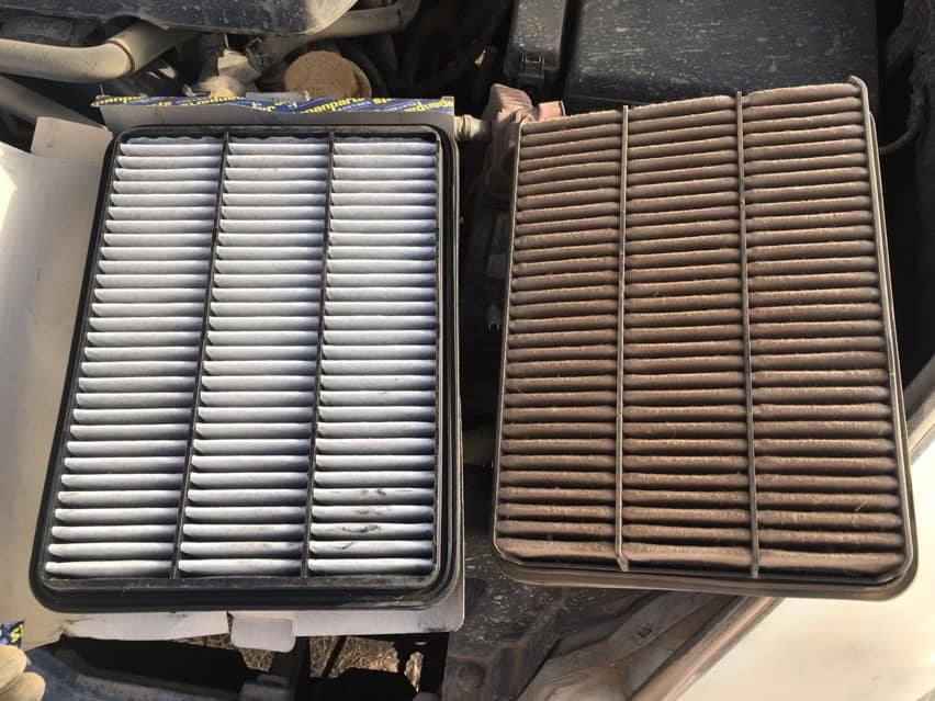 Air filter needed to be replaced