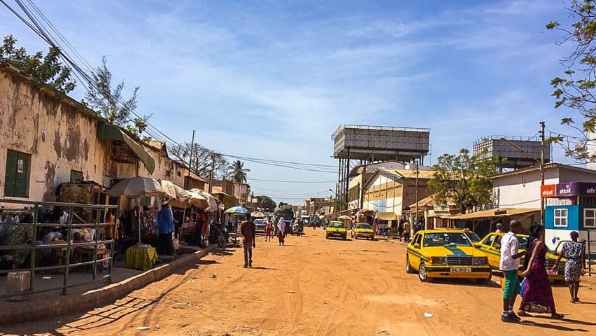 Banjul Downtown is not what you would expect