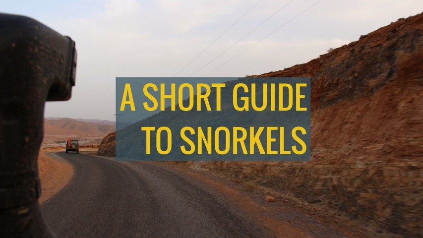 How raised air intakes or snorkels work