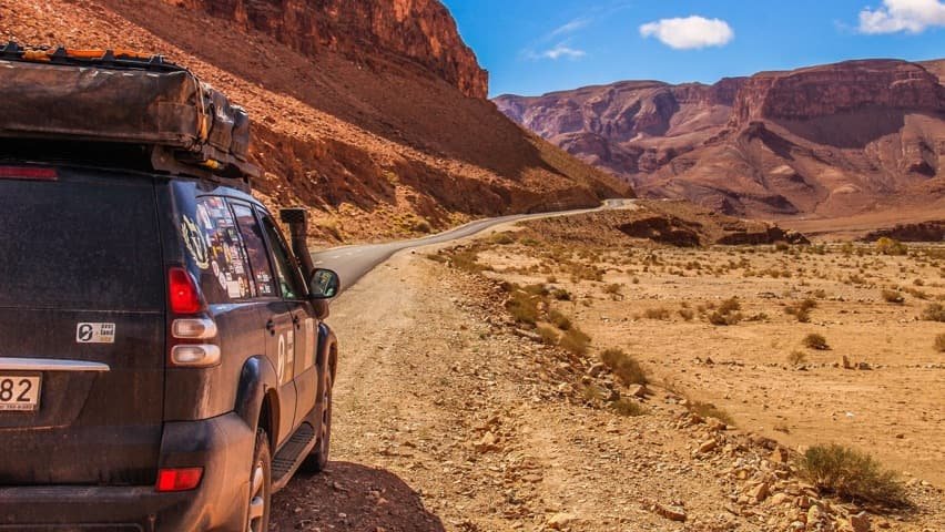 Tafraoute to Mhamid in Marocco - overlanders