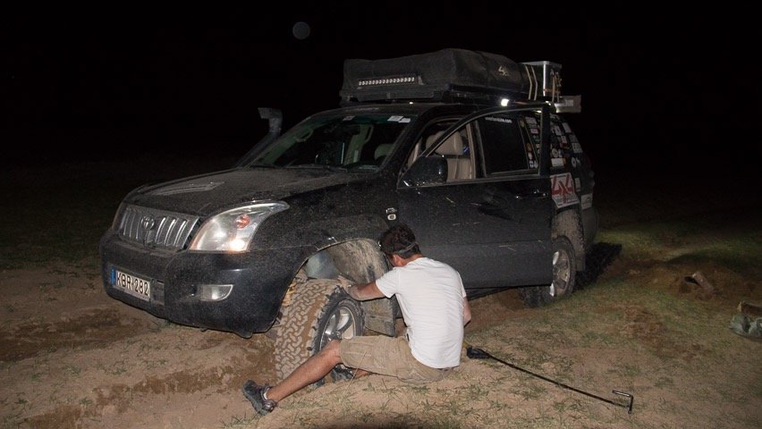 bogged in mongolia