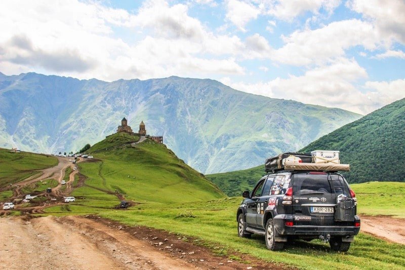 overlanding in georga - eastern europe