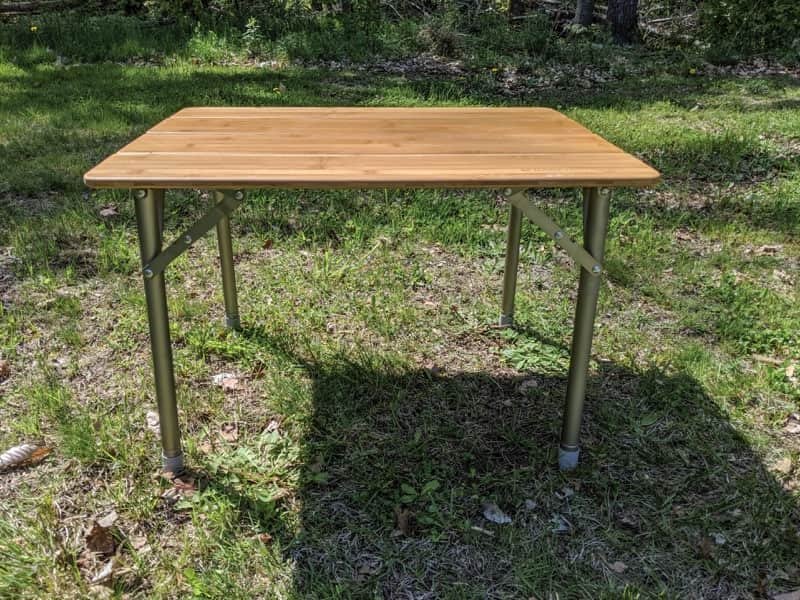 adjustable camping table review