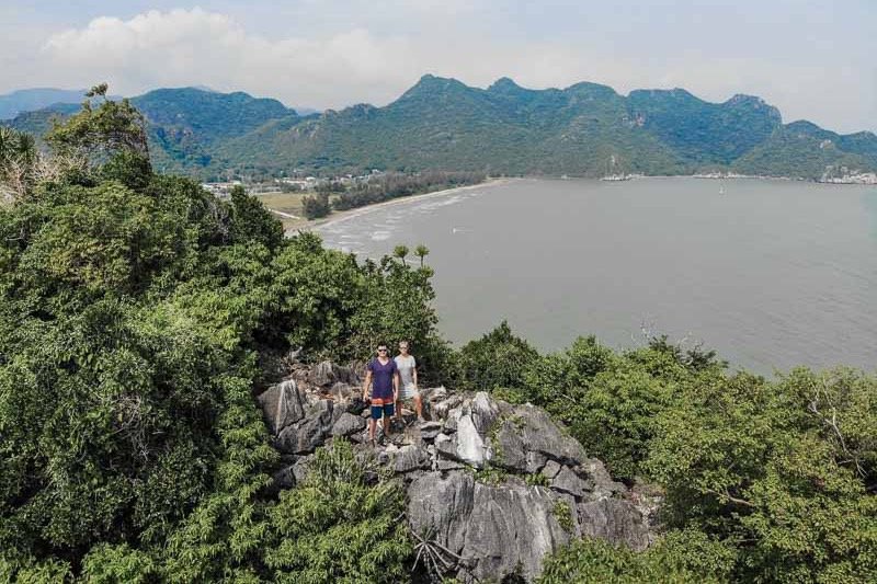 overlandsite hiking in thailand