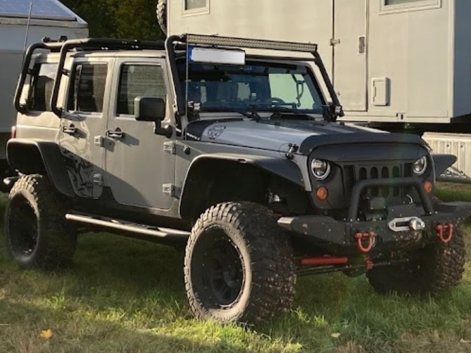 jeep wrangler with winch