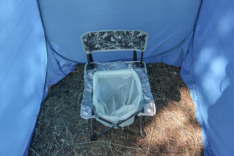 how to make a diy camping toilet