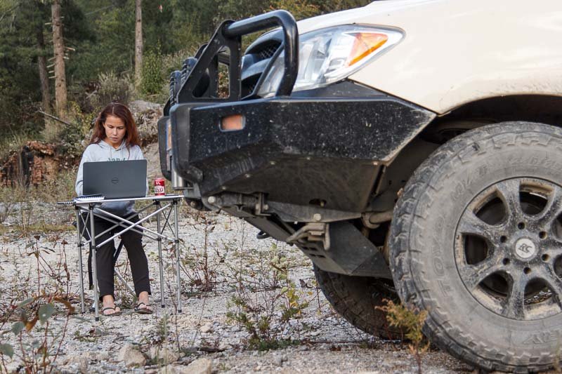 work online as an overlander