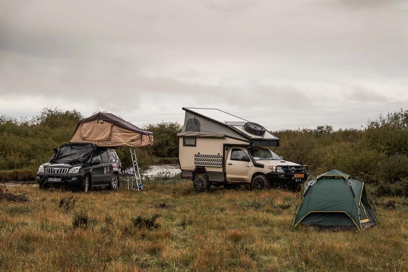 rooftop tents or ground tents