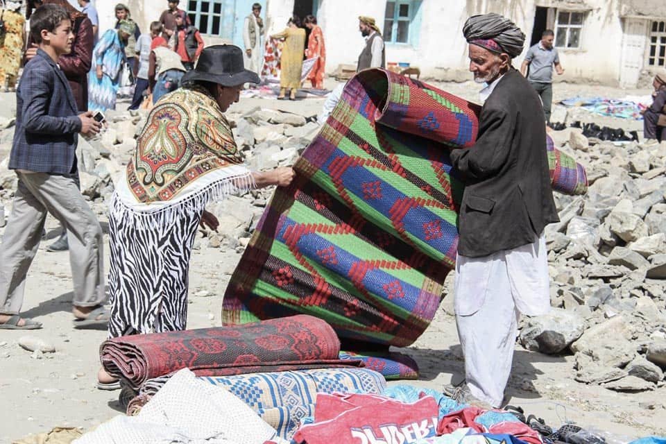 Afghan market Khorog Pamir Highway