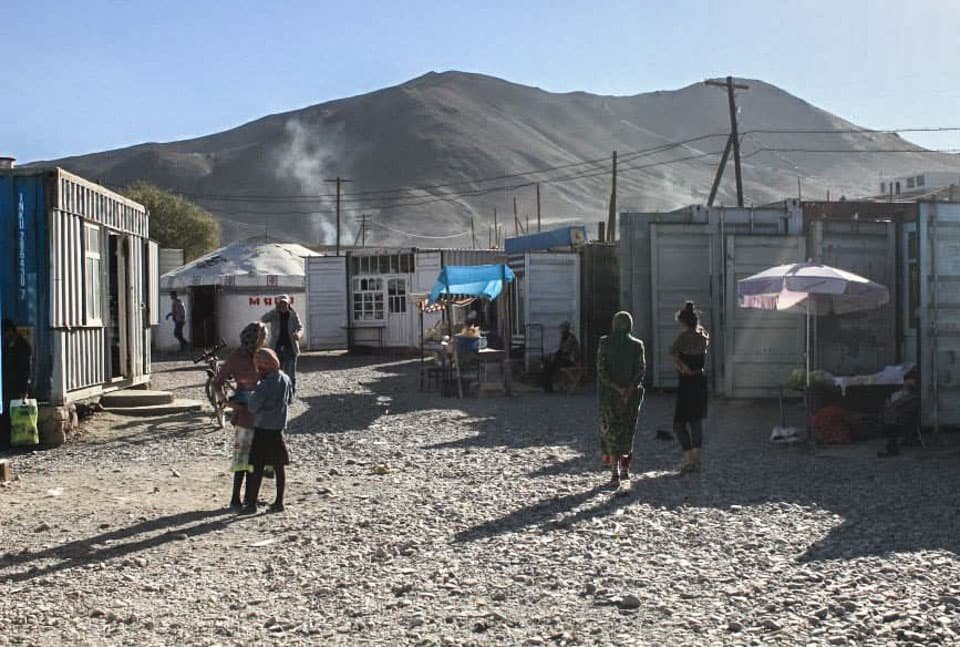 bazaar in Murghab on the Pamir Highway