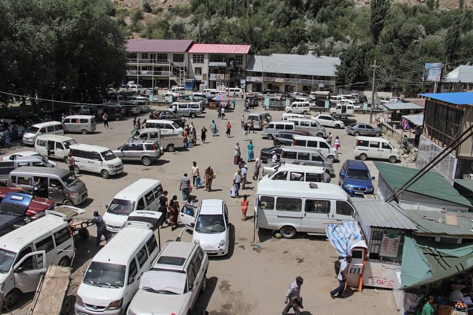 Khorog on Pamir Highway