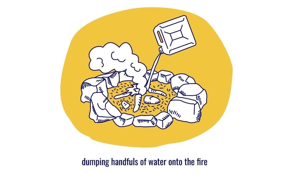 How to put out a campfire 3