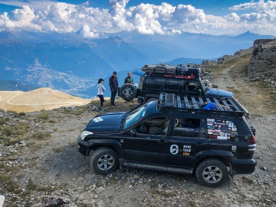 with offthepath on Colle Del Sommeiler - Frontrunner Roofracks